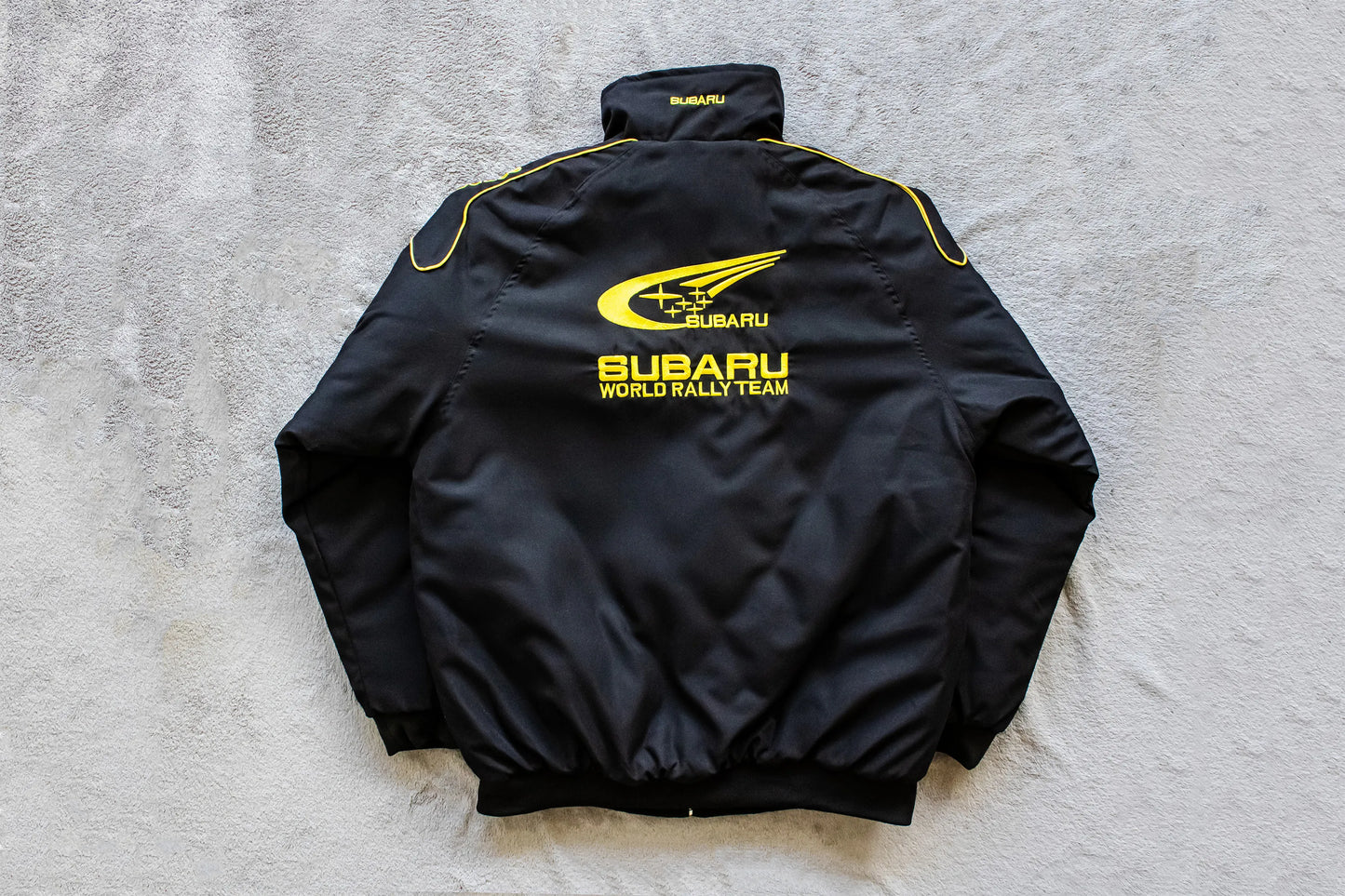 Black Subaru Racing Jacket - Rally Style