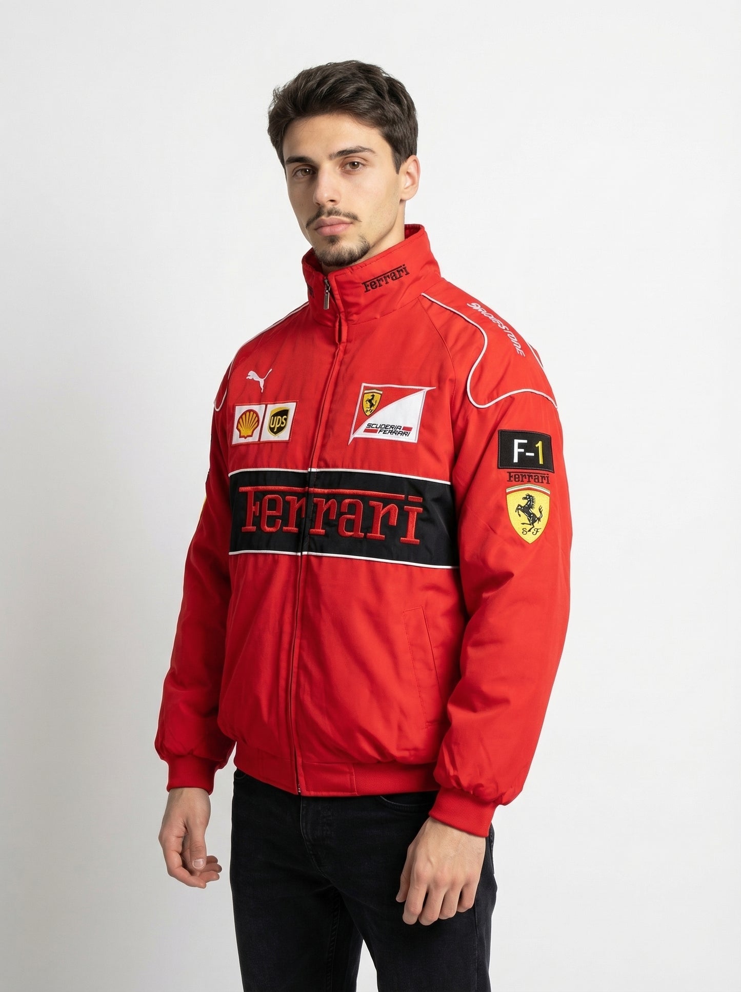 Red Ferrari Racing Jacket – F1 Style