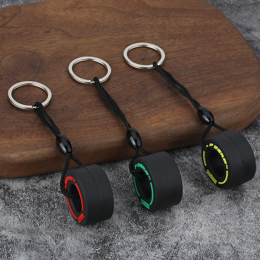 F1 Tire Keychain