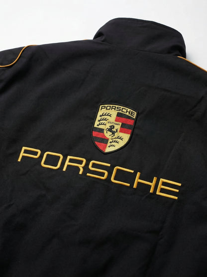 „Porsche“ lenktyninė striukė | Aukščiausios kokybės F1 įkvėpta gatvės apranga