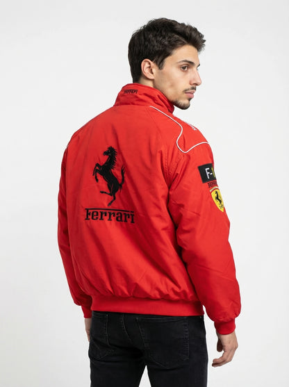 Red Ferrari Racing Jacket –  F1 Style