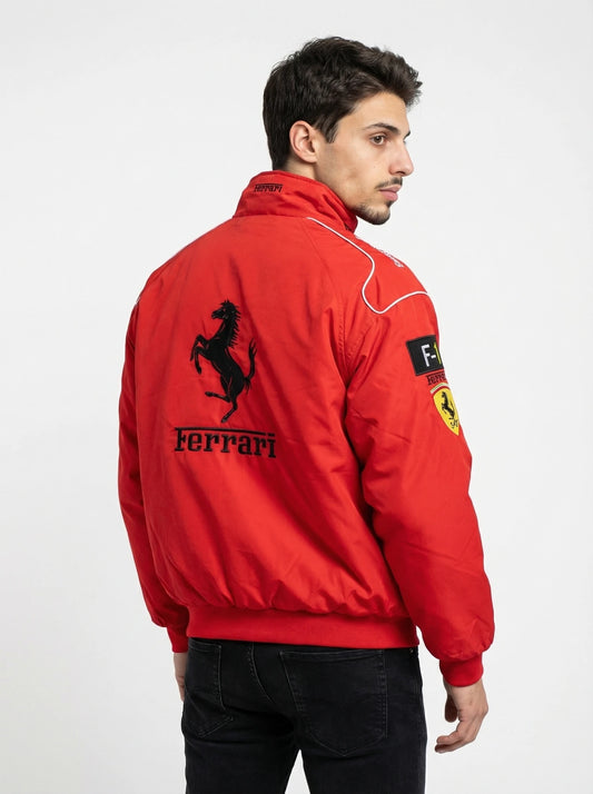 Red Ferrari Racing Jacket –  F1 Style