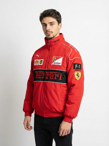 Red Ferrari Racing Jacket –  F1 Style