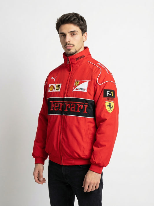 Red Ferrari Racing Jacket –  F1 Style