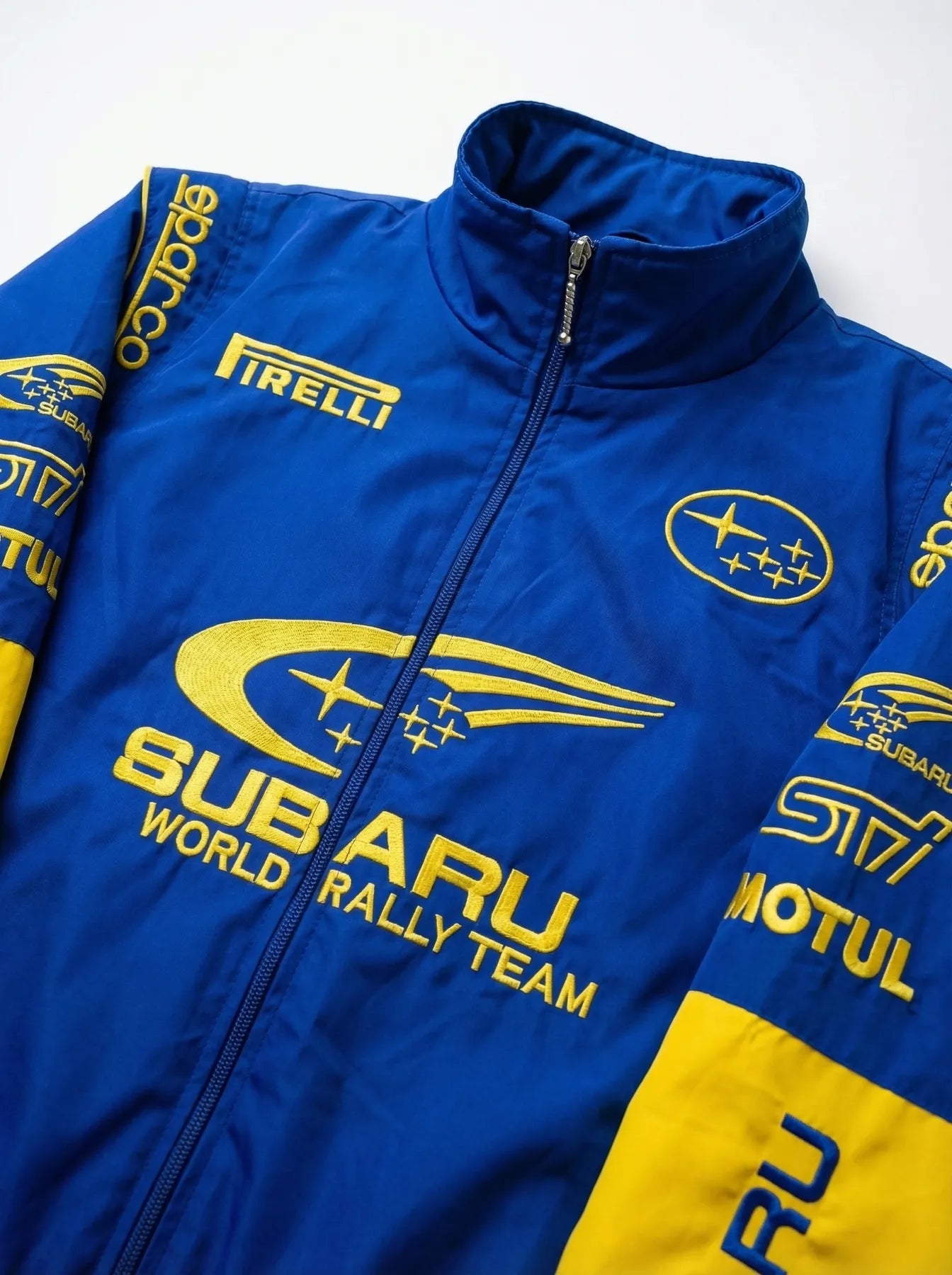 Blue Subaru Racing Jacket – Rally Style