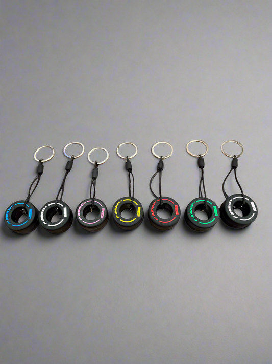 F1 Tire Keychain